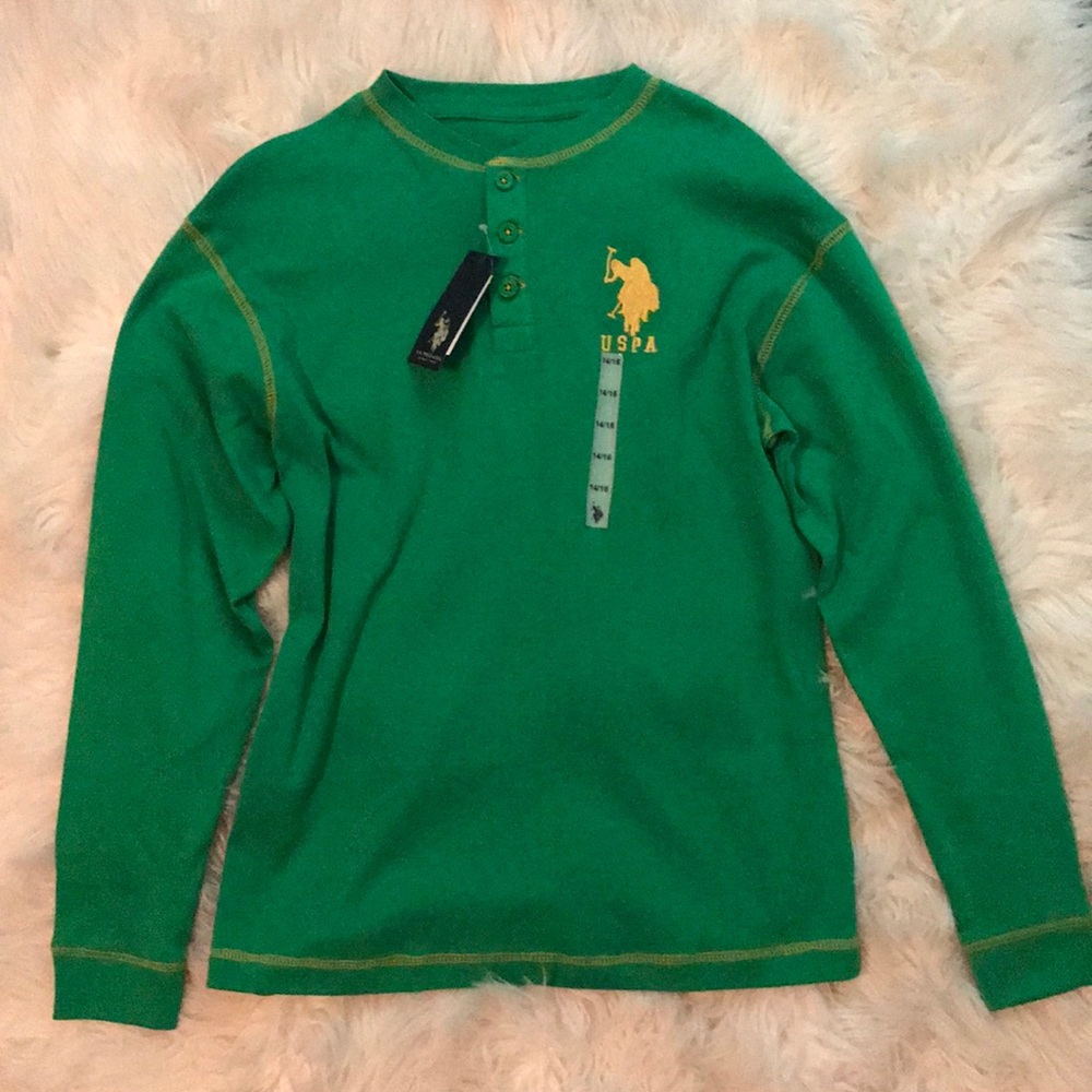 Green U.S polo assn. shirt